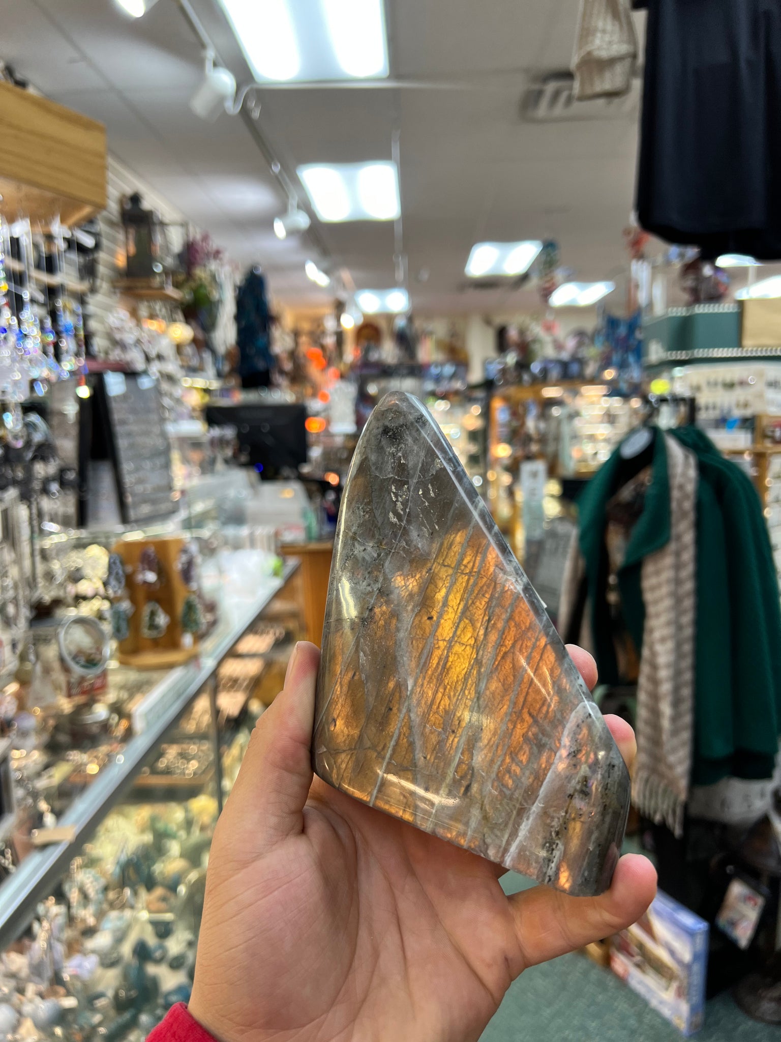 Fire Labradorite Slab