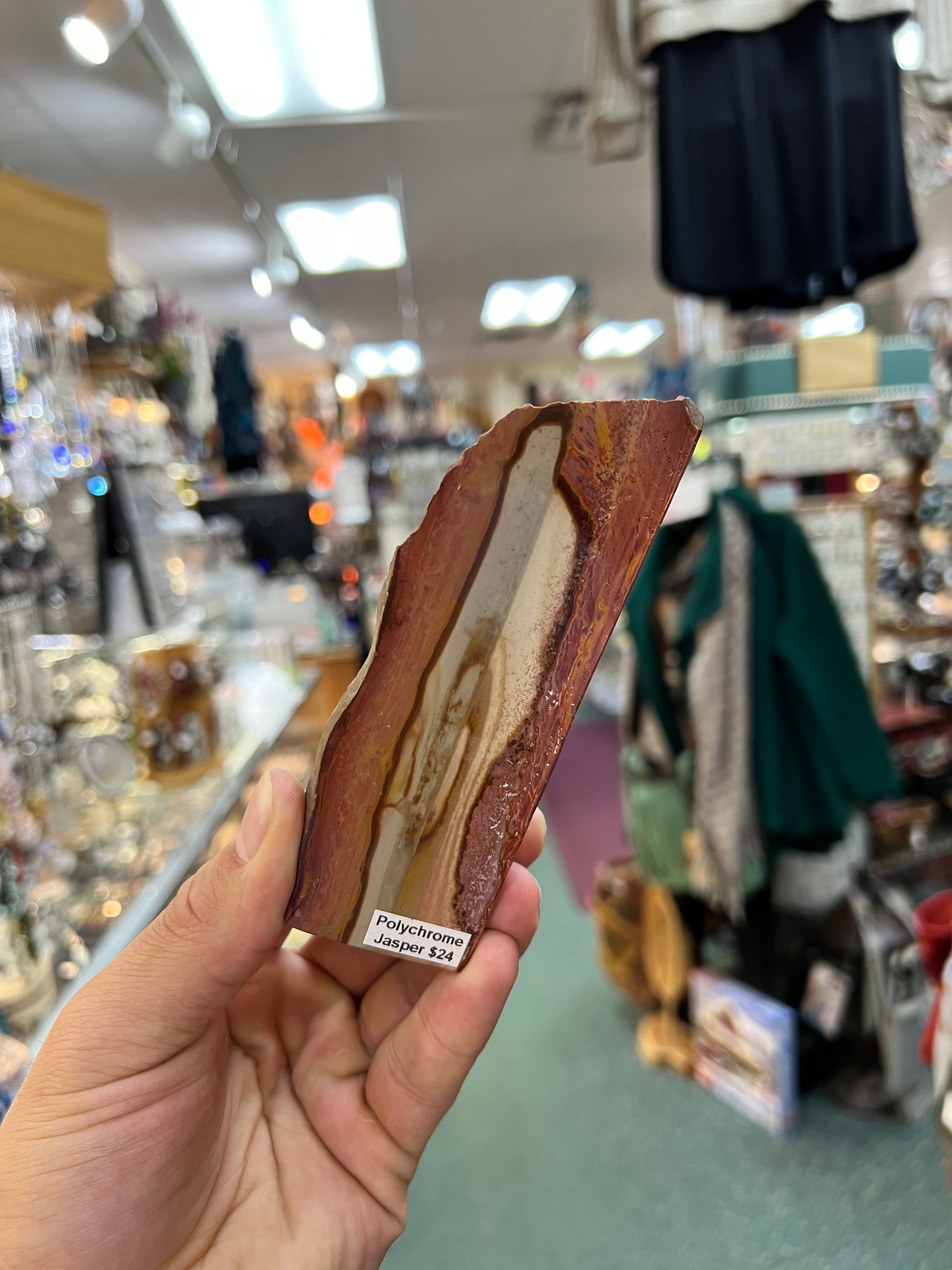 Desert Jasper Standing Slab Piece