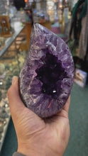 Amethyst Druzy Geode Flame